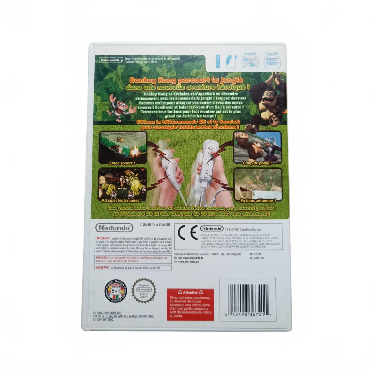 donkey kong jungle beat nintendo WII