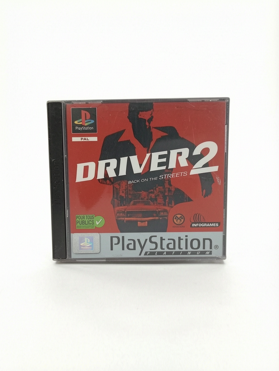Driver 2 – PlayStation 1 (Complet) FRA Version Platinum
