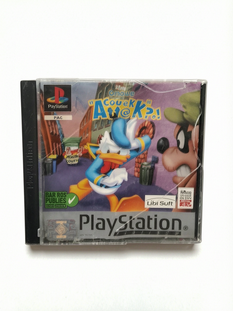 Donald Couak Attack Seconde Vie Playstation 1 (PS1) Version Platinum