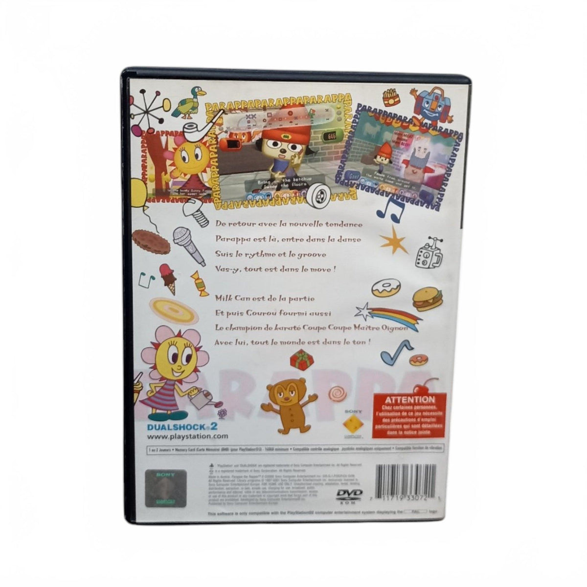 PaRappa the Rapper 2 Jeu PlayStation 2