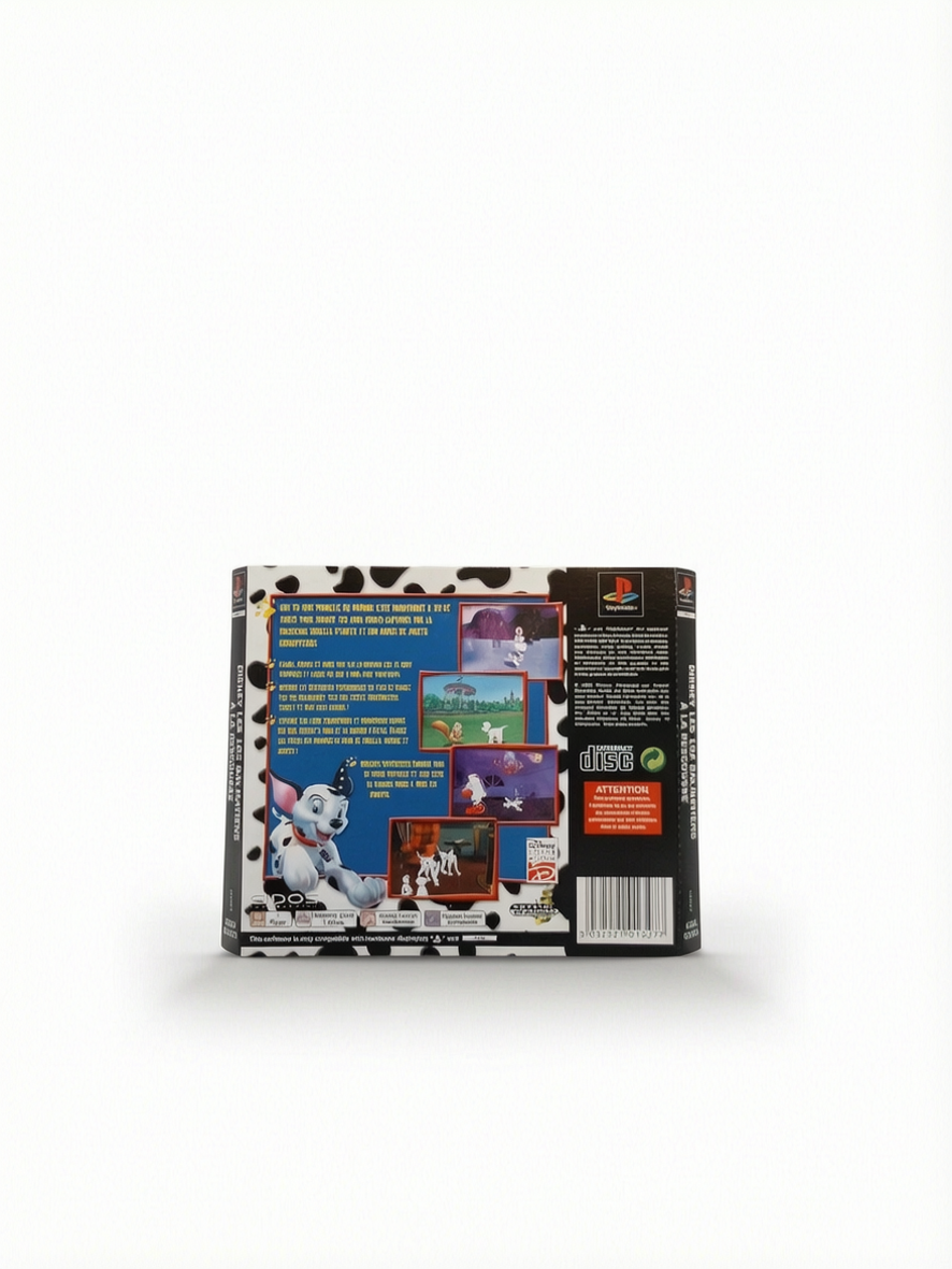 Jaquette arrière Les 102 Dalmatiens Playstation 1 (PS1)