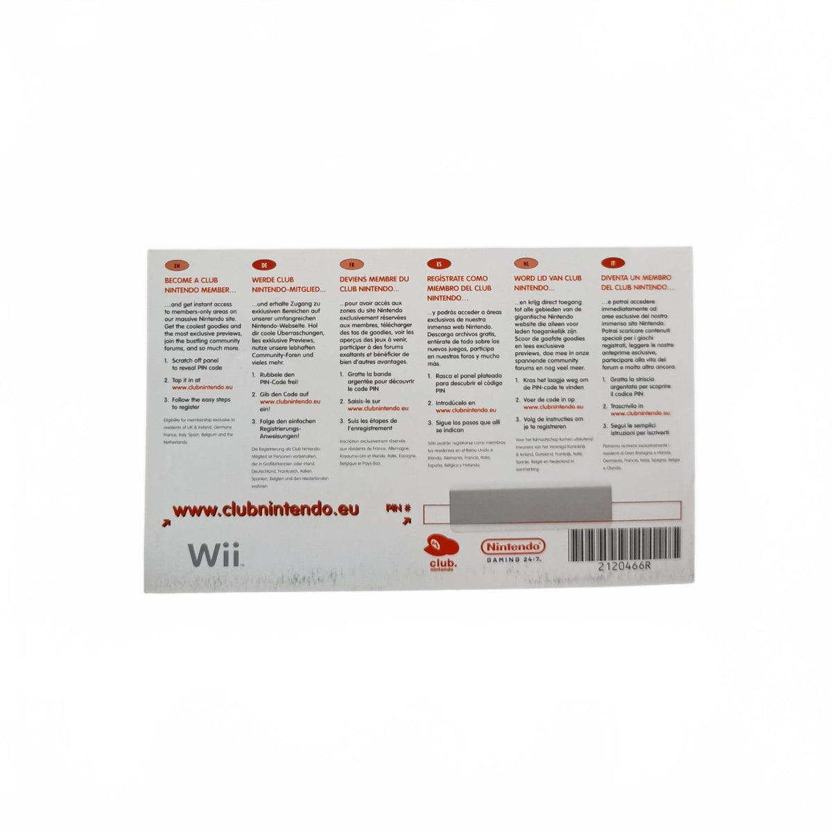 carte VIP seule Excite Truck Nintendo Wii