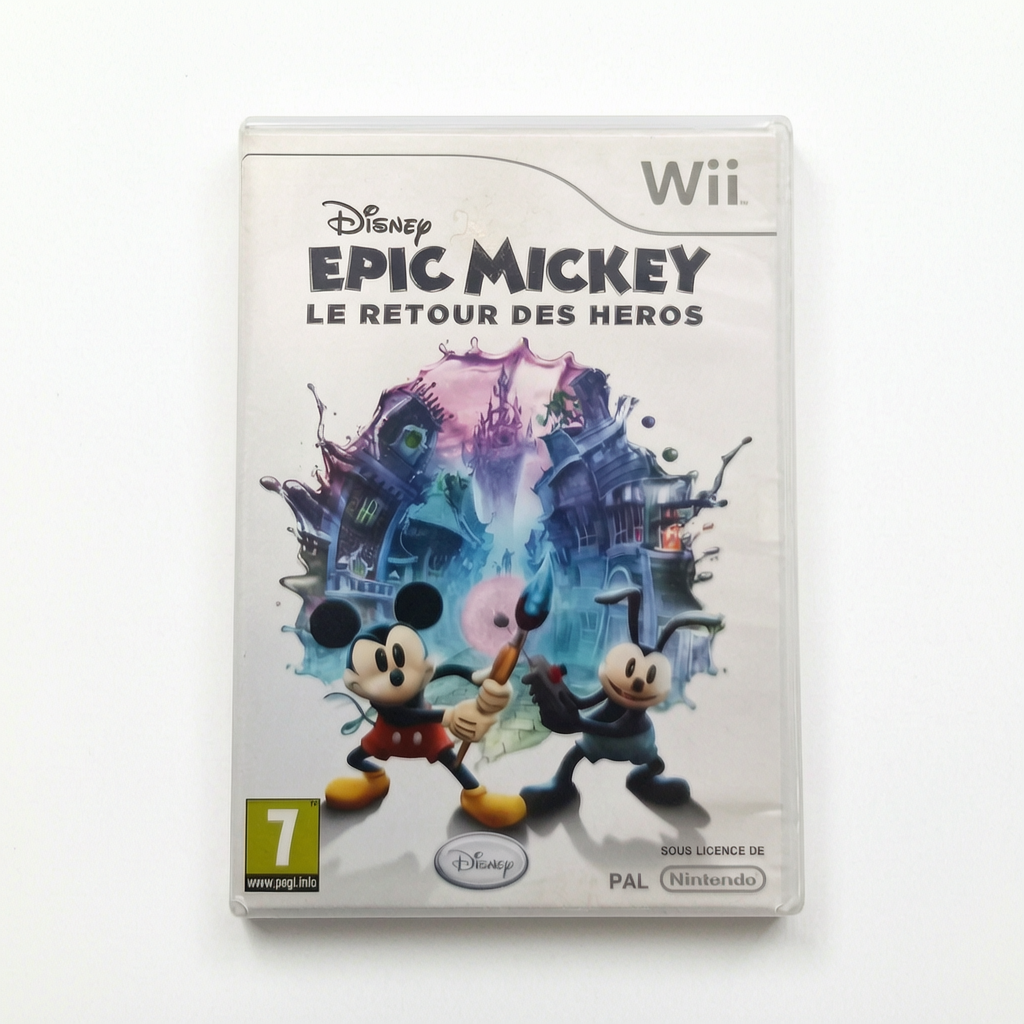 Disney Epic Mickey Le Retour des Héros Complet PAL Nintendo Wii (Wii)