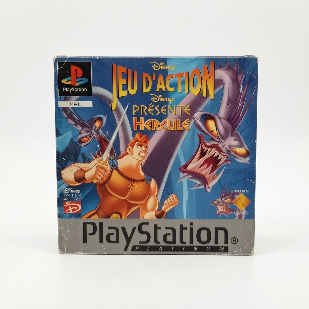 Notice Disney Hercule Platinium Playstation 1 (PS1) PAL Version Platinum