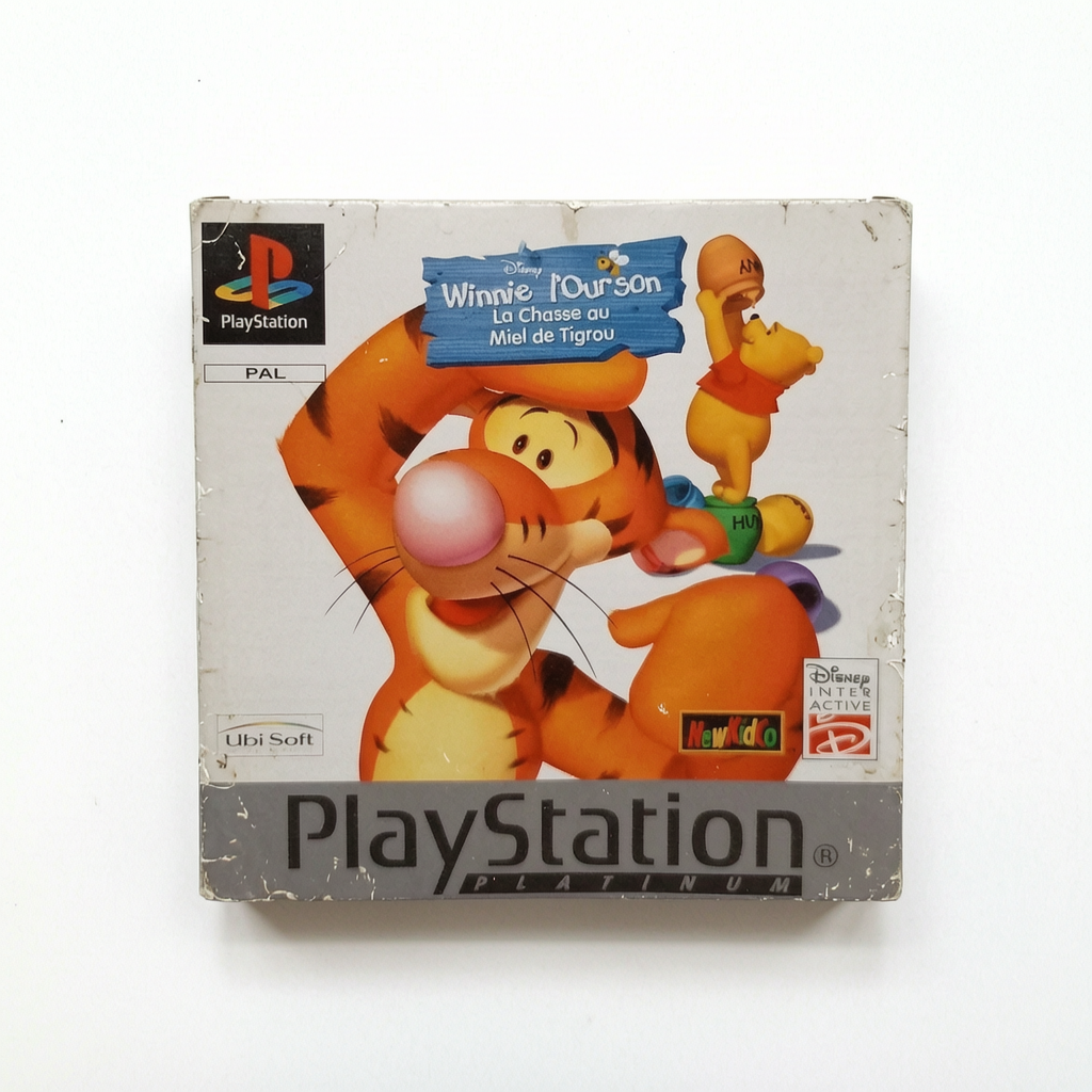 Notice Winnie l’Ourson La Chasse au Miel de Tigrou Playstation 1 (PS1) PAL Version Platinum