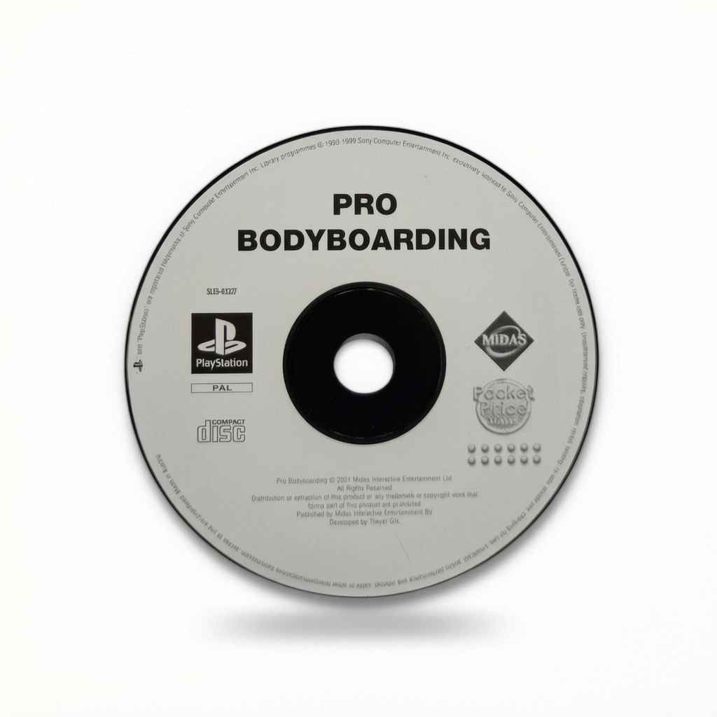 CD seul Pro BodyBoarding PlayStation 1 PS1 Version français