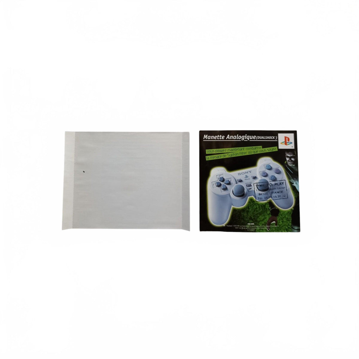 Jaquette avant et arrière Syphon Filter 3 Platinium Playstation 1 (PS1)