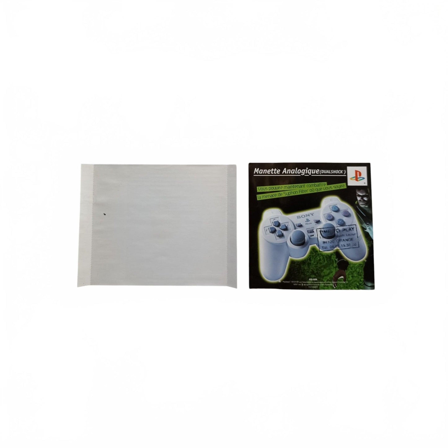 Jaquette avant et arrière Syphon Filter 3 Platinium Playstation 1 (PS1)