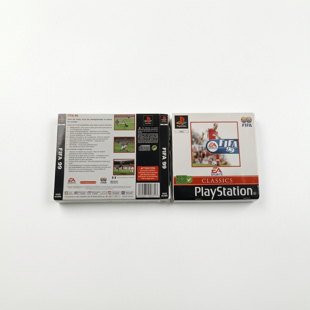 Jaquette avant et arrière Fifa 99 Playstation 1 (PS1)