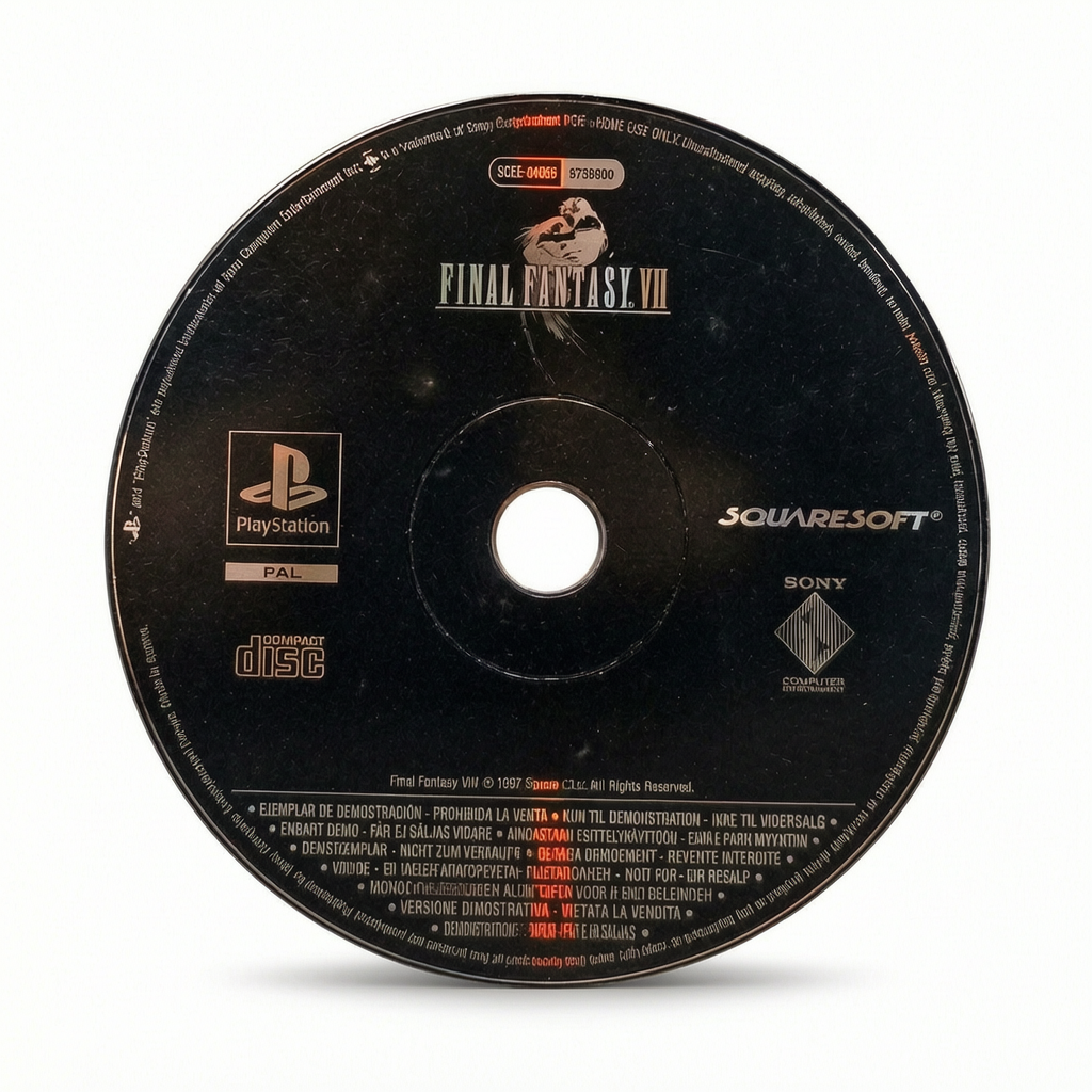 CD Final Fantasy VII PlayStation 1 PS1