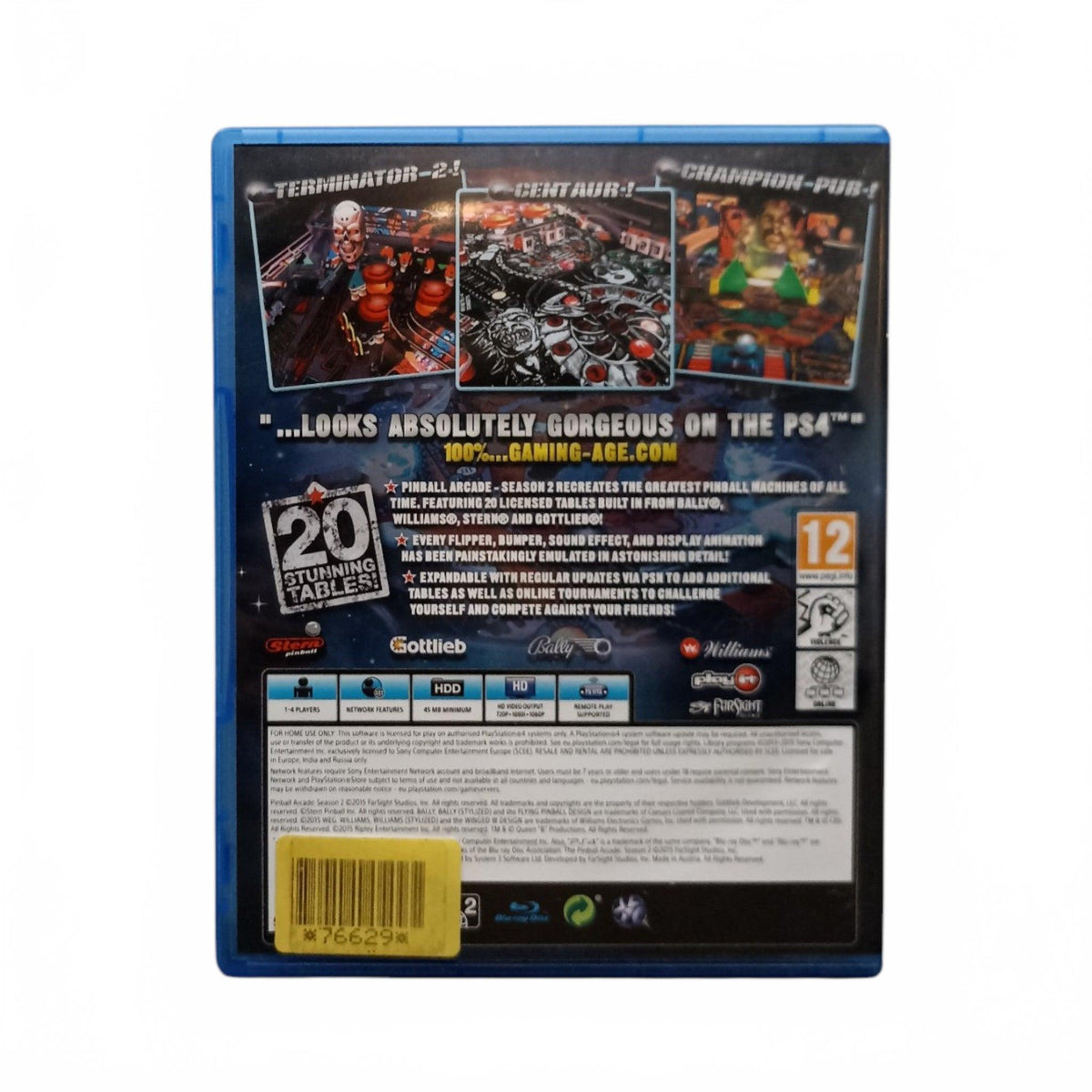 Pinball 2 PlayStation 4 (PS4)
