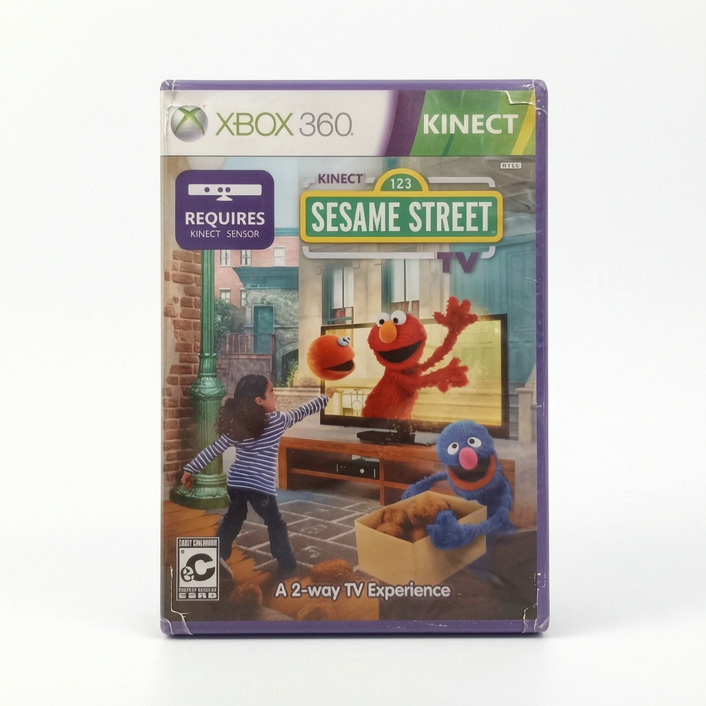 1 2 3 Sesame Street Xbox 360 kinect neuf blister FR