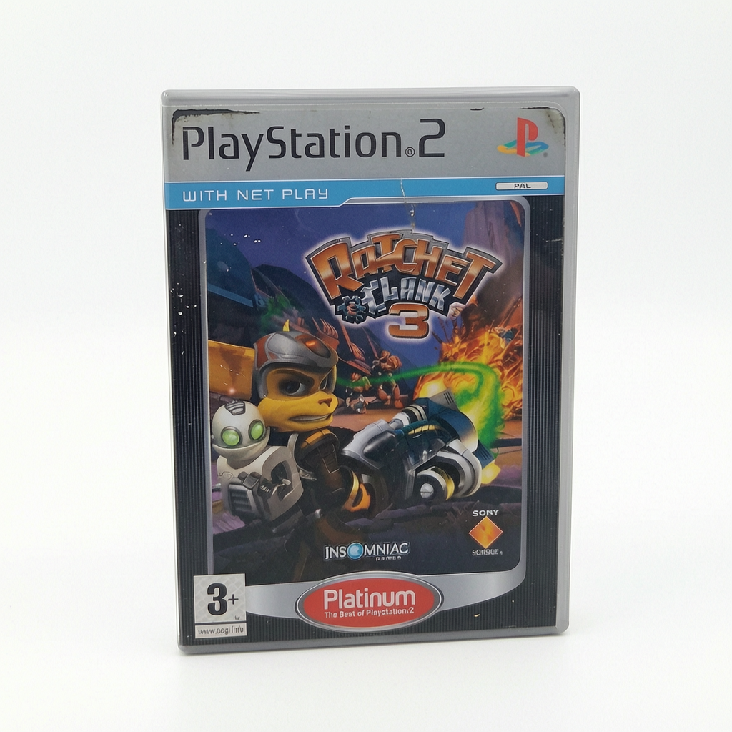 Ratchet Clank 3 Version Platinum Playstation 2 (PS2) Complet FRA