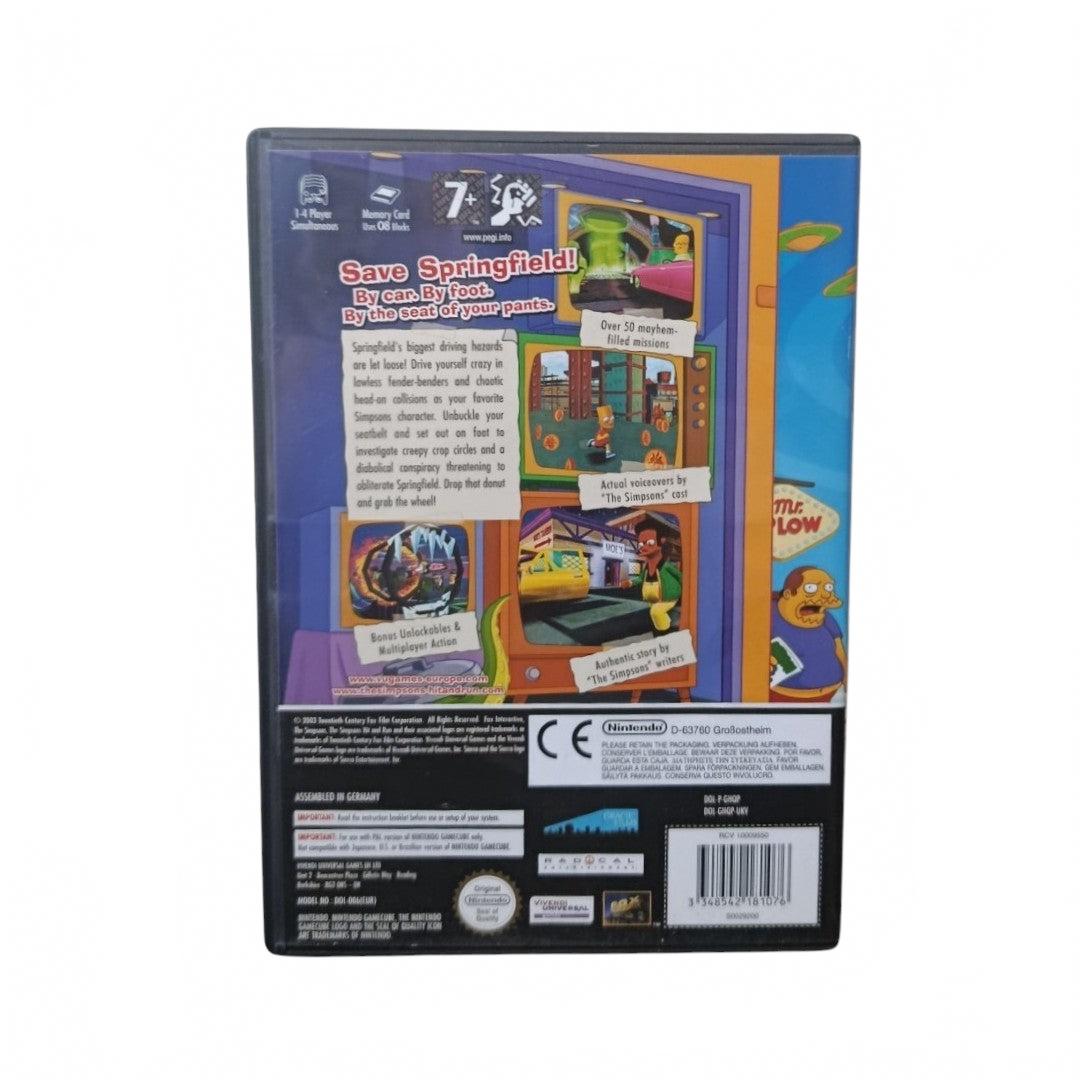 Simpson Hit Run Nintendo GameCube Version Uk Jouable en français