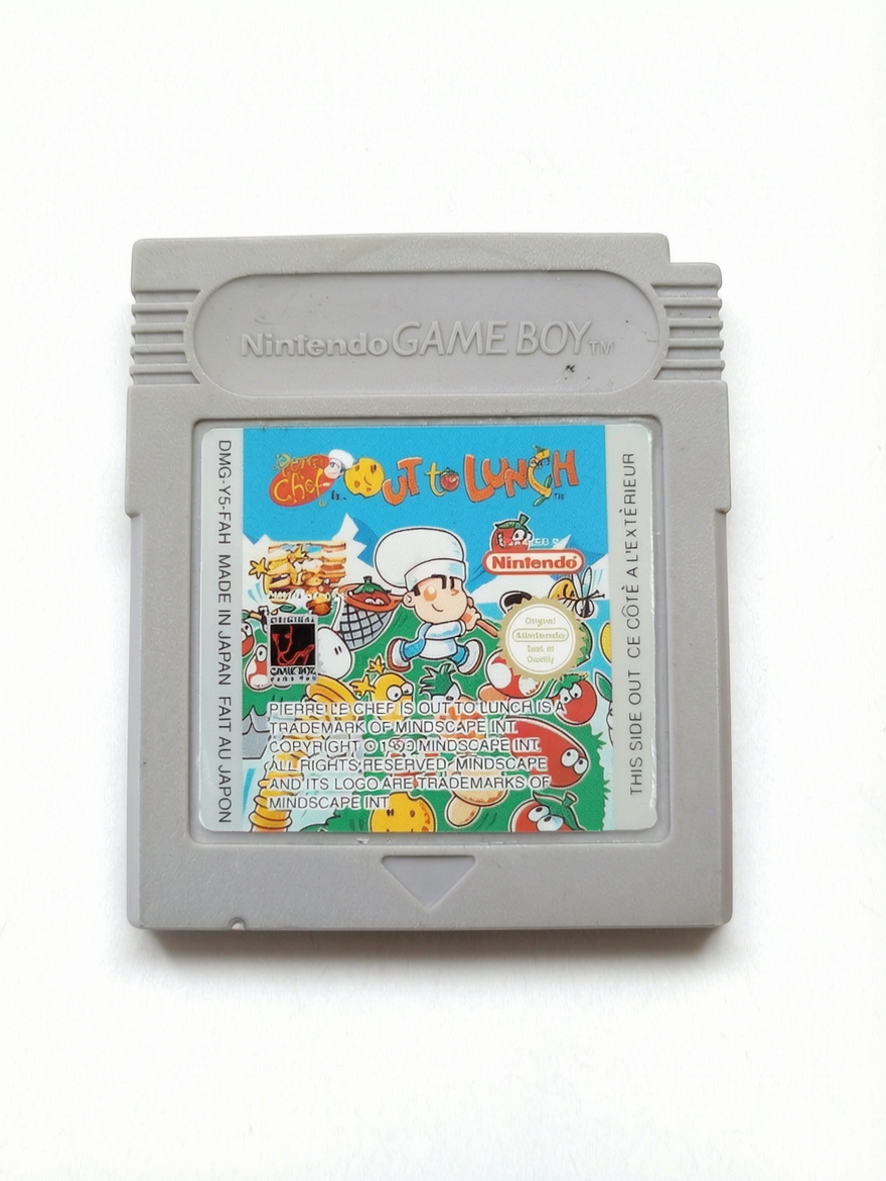 Pierre le chef is out to lunch Game Boy Version FRA en loose