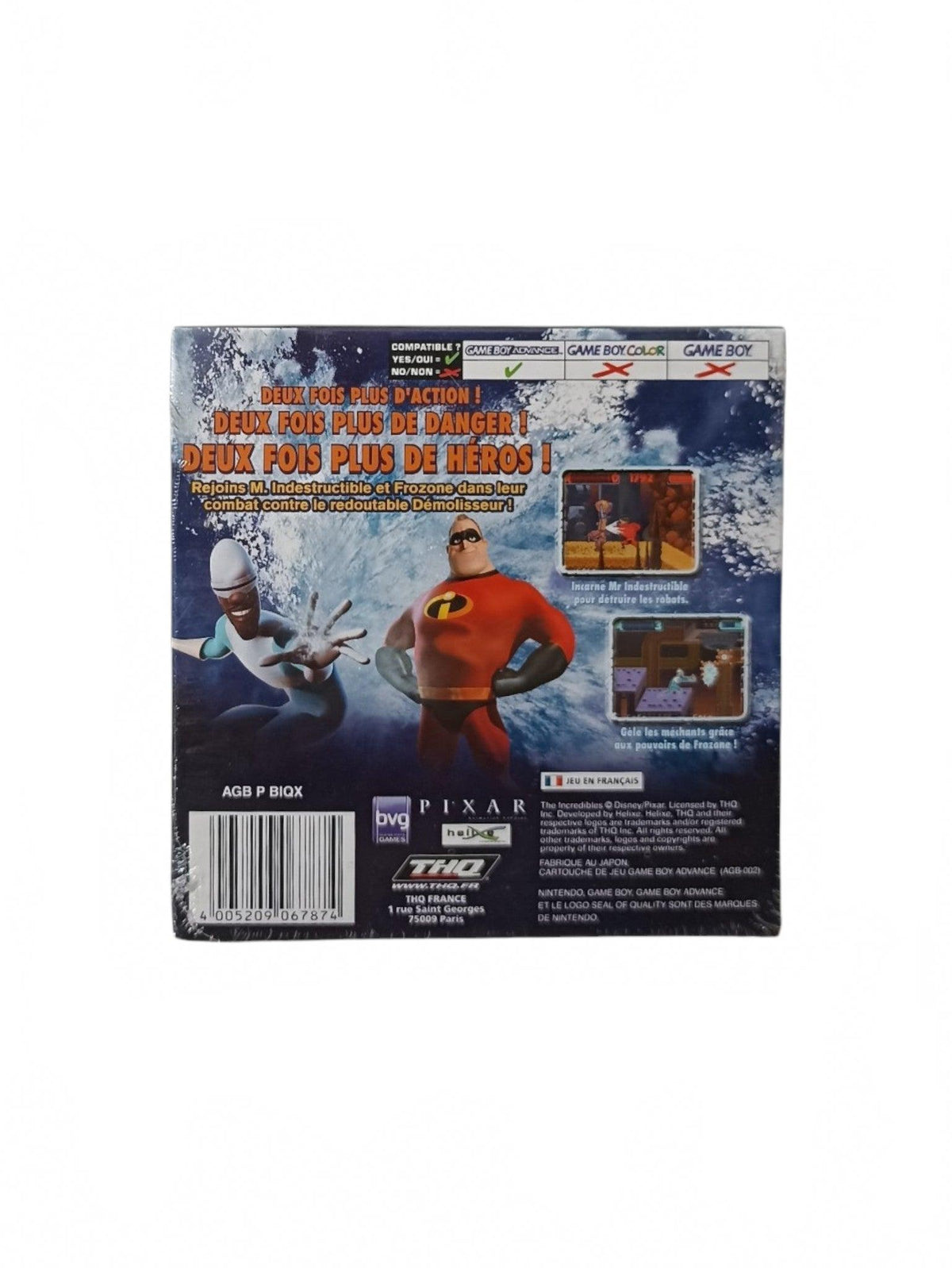Indestructibles la terrible attaque du démolisseur Game Boy Advance (GBA) en boite complet Version FRA Neuf