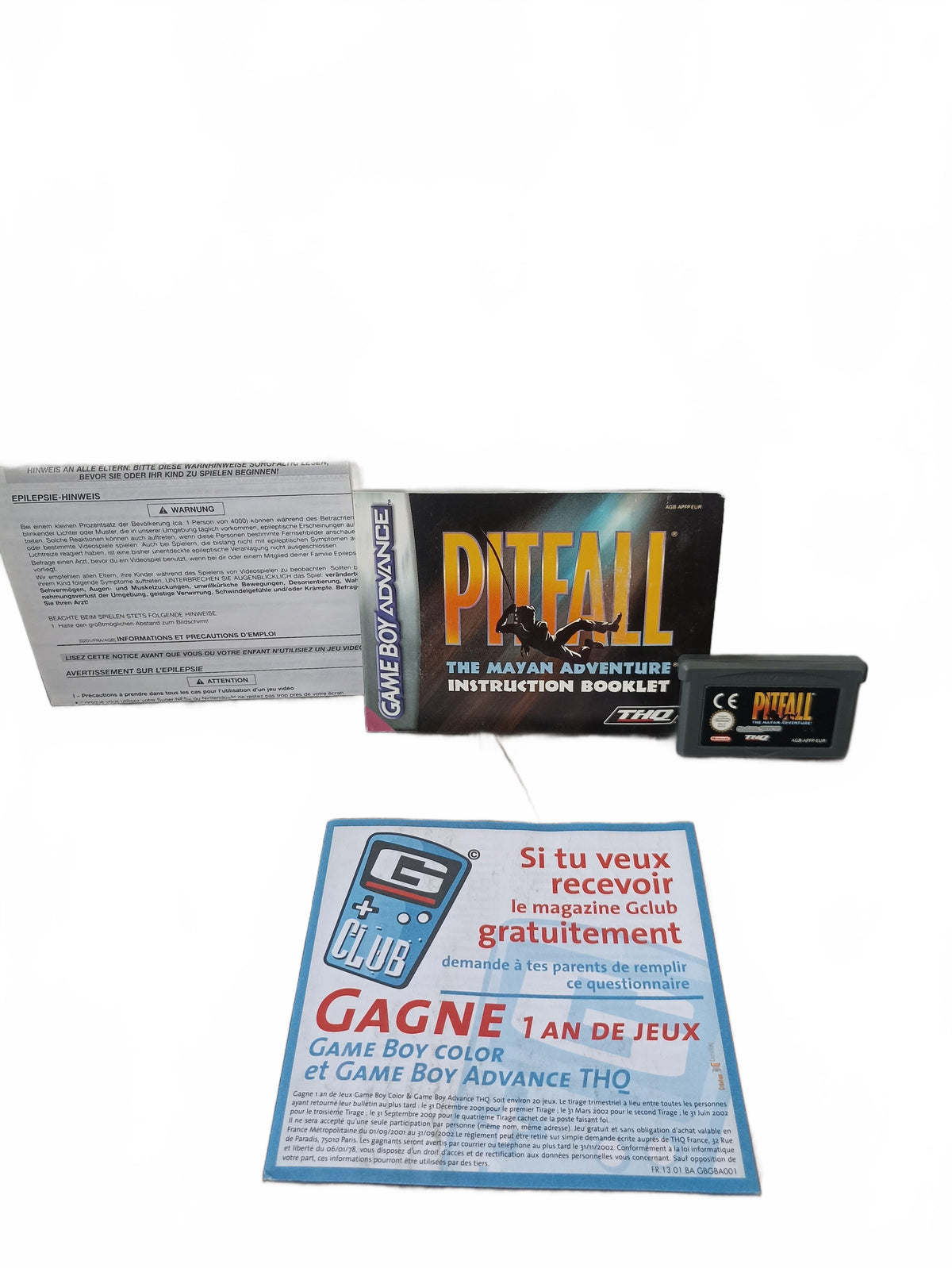 Pintfall Game Boy Advance (GBA) en boite complet Version FRA