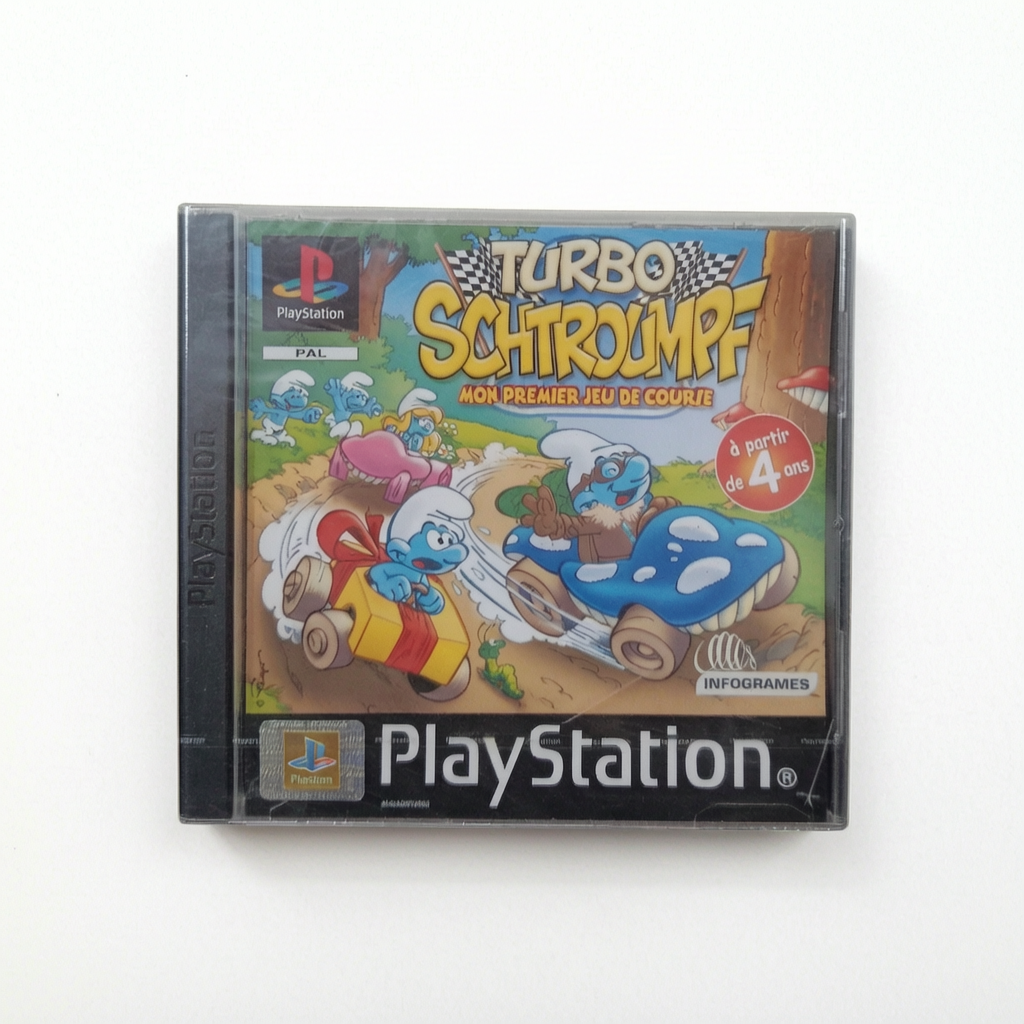 Turbo Schtroumpf Playstation 1 (PS1) Version FRA Neuf sous blister