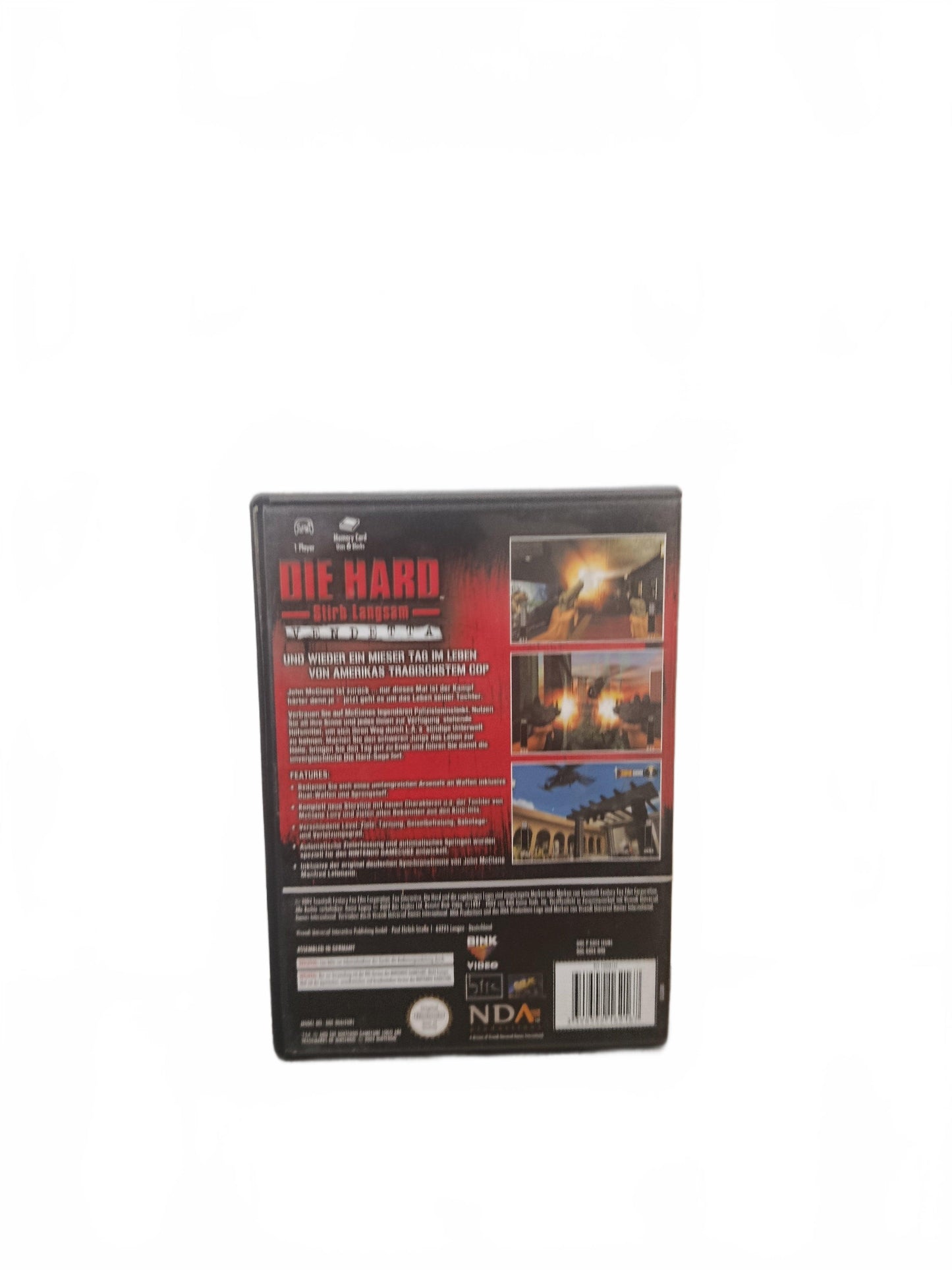 Die Hard Vendetta Version NOE nintendo GameCube Complet