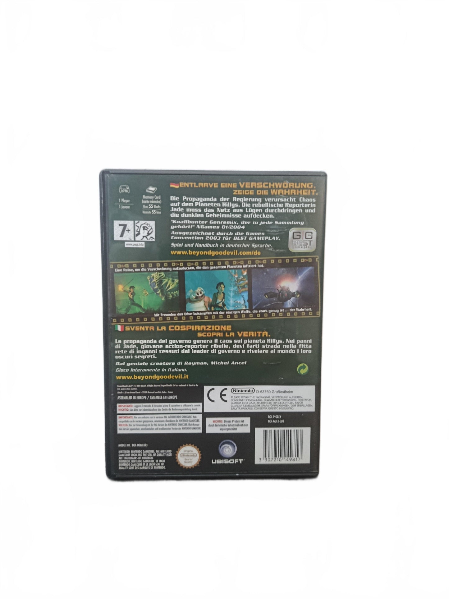 Beyond Good Evil Version NOE nintendo GameCube Complet