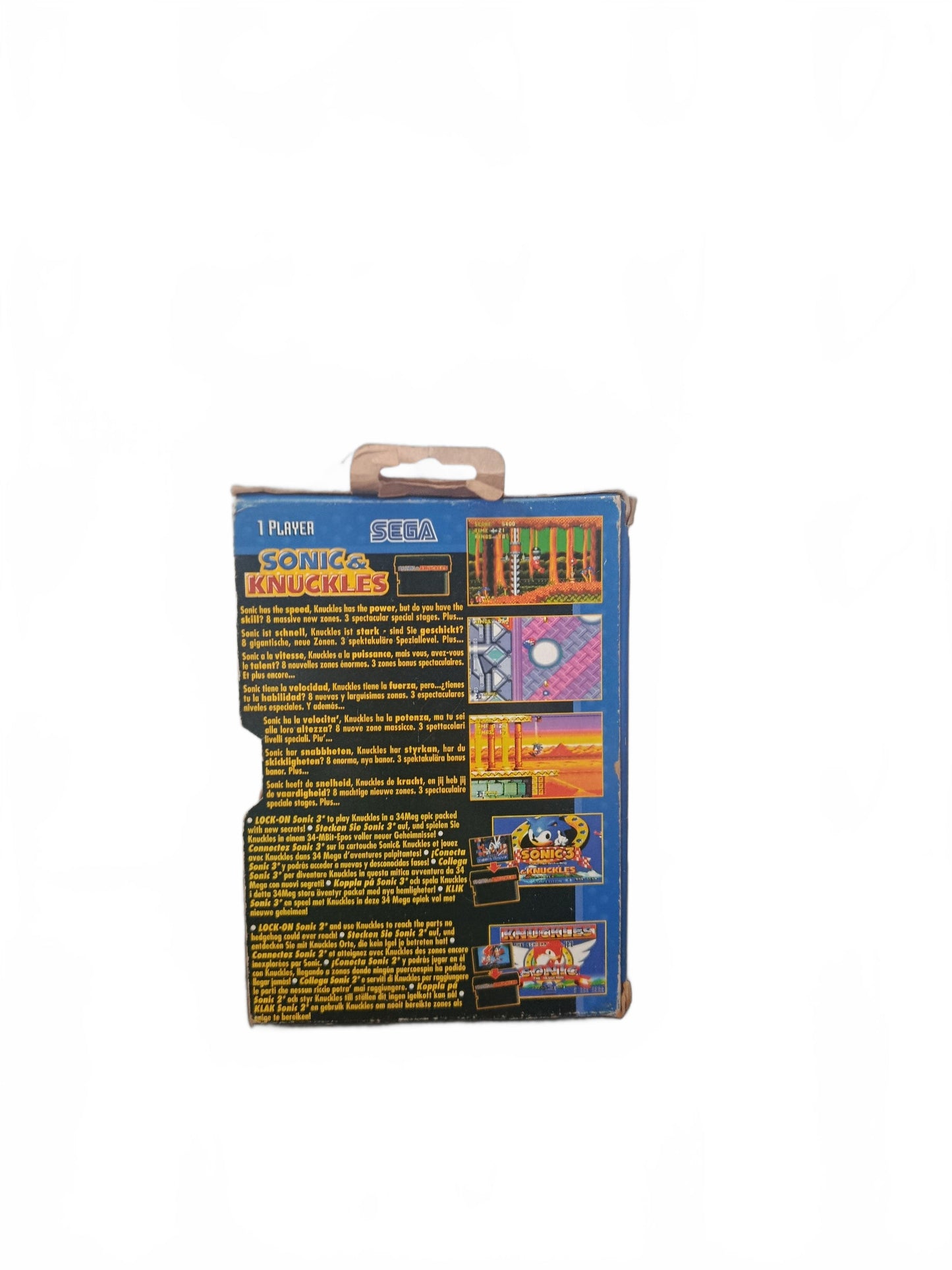 Sonic Knuckles Mega Drive Sega Version FRA