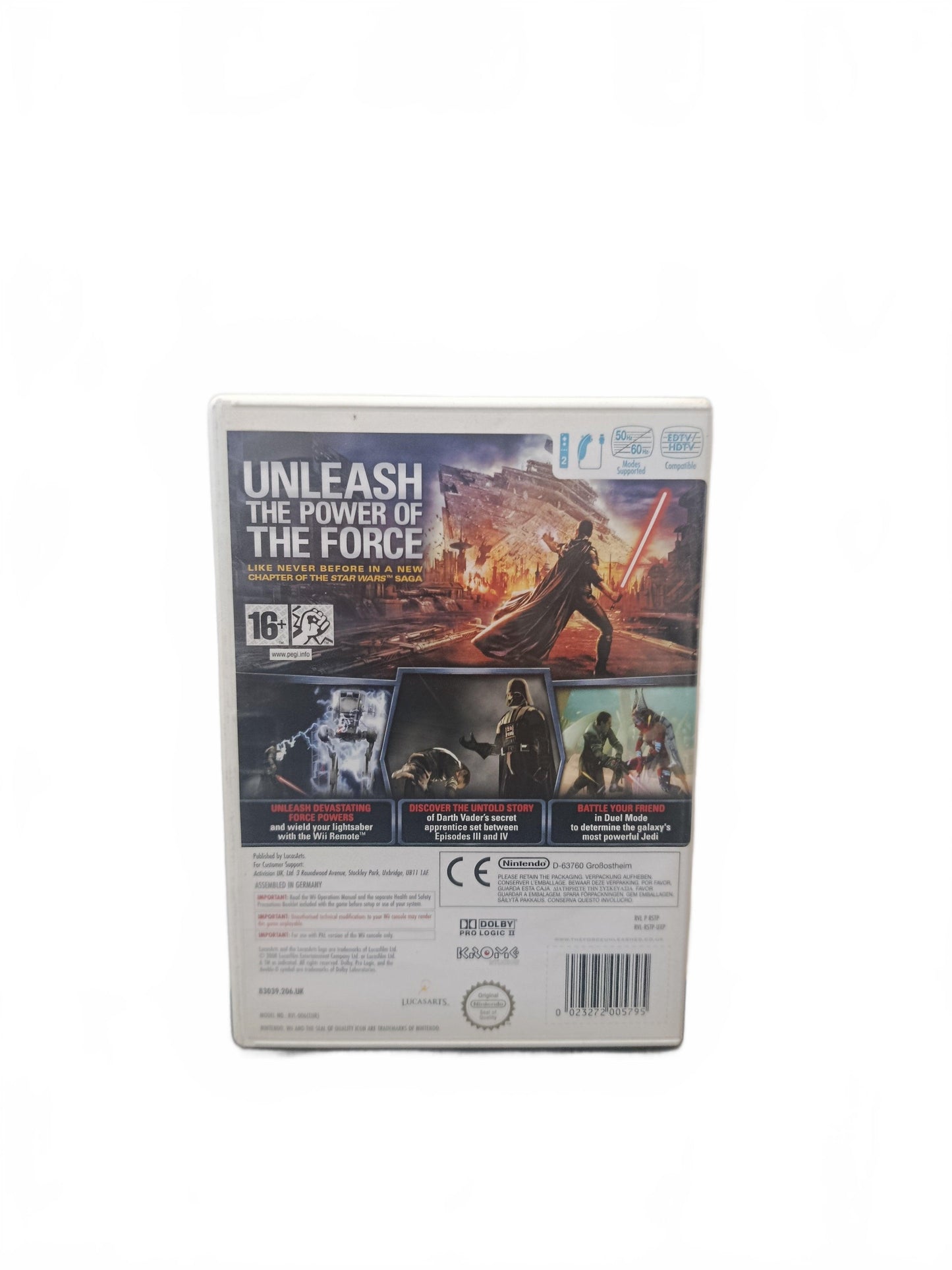 Star Wars Force Unleashed Nintendo Wii Version UK jouable en français