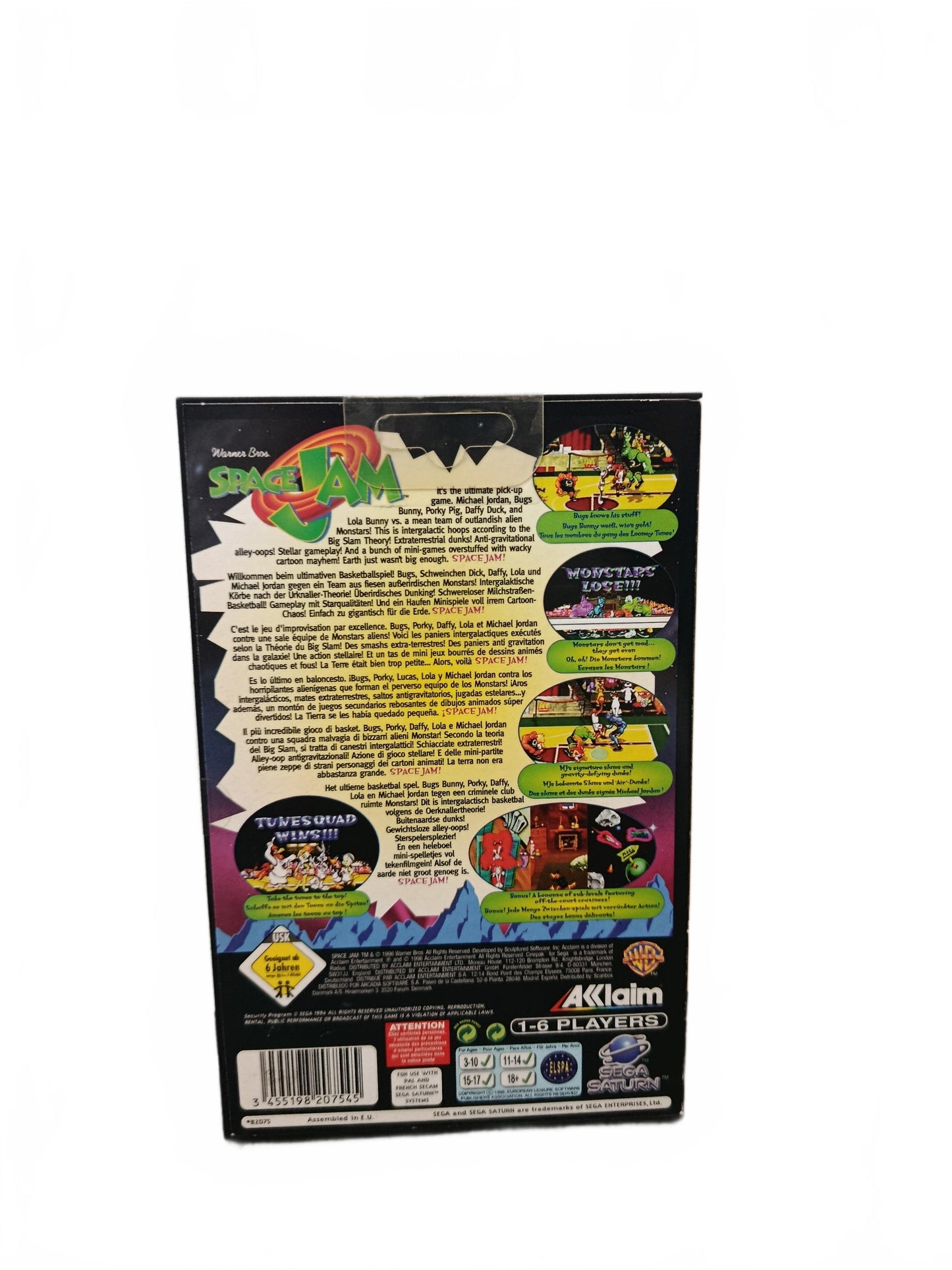 Space Jam Sega Saturn Complet Version FRA