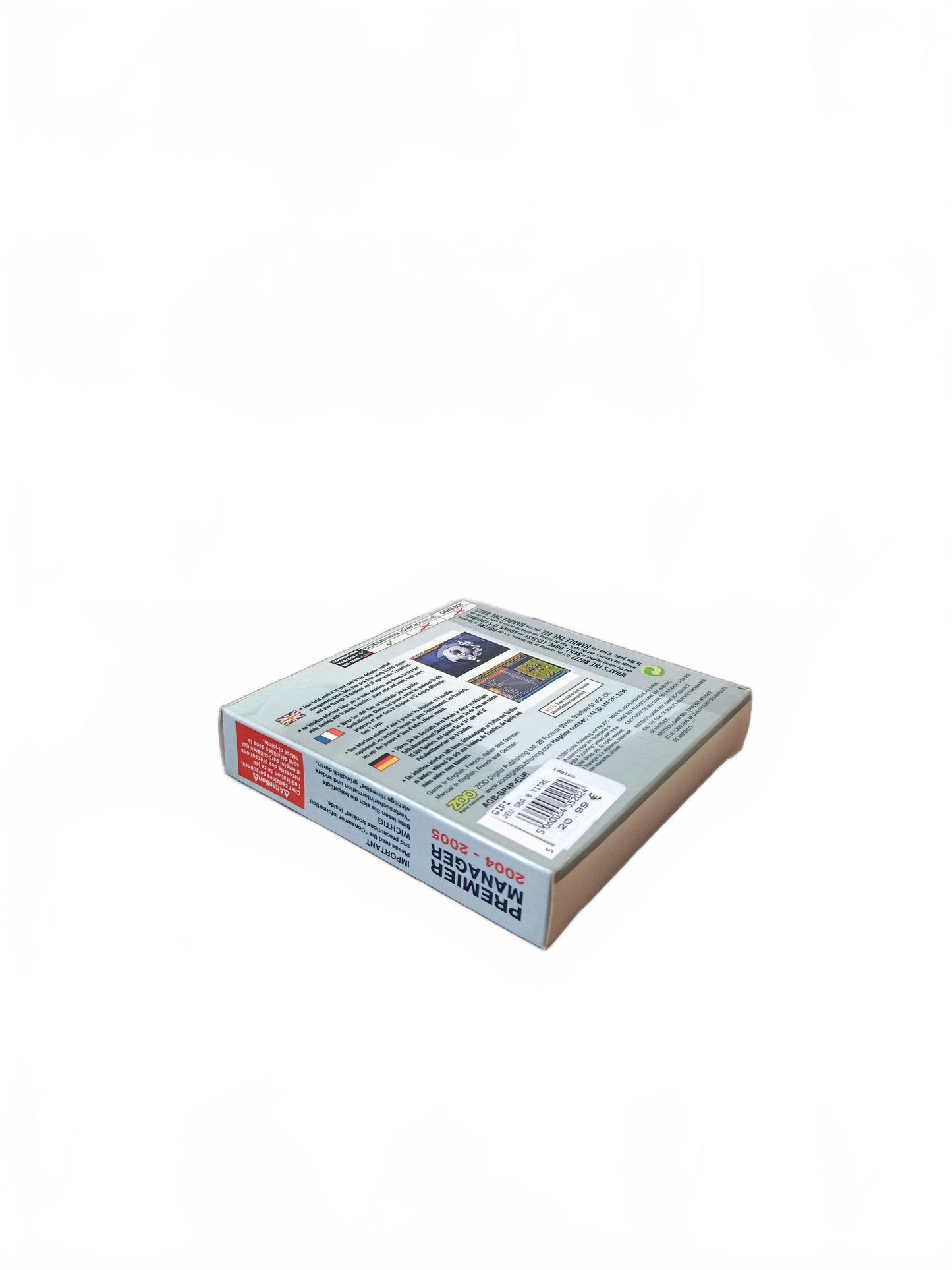 Premier manager 2004-2005 Game Boy Advance (GBA) complet