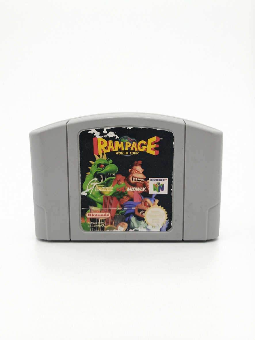 Rampage World Tour Nintendo 64 (N64) Seconde Vie Etiquette non officielle