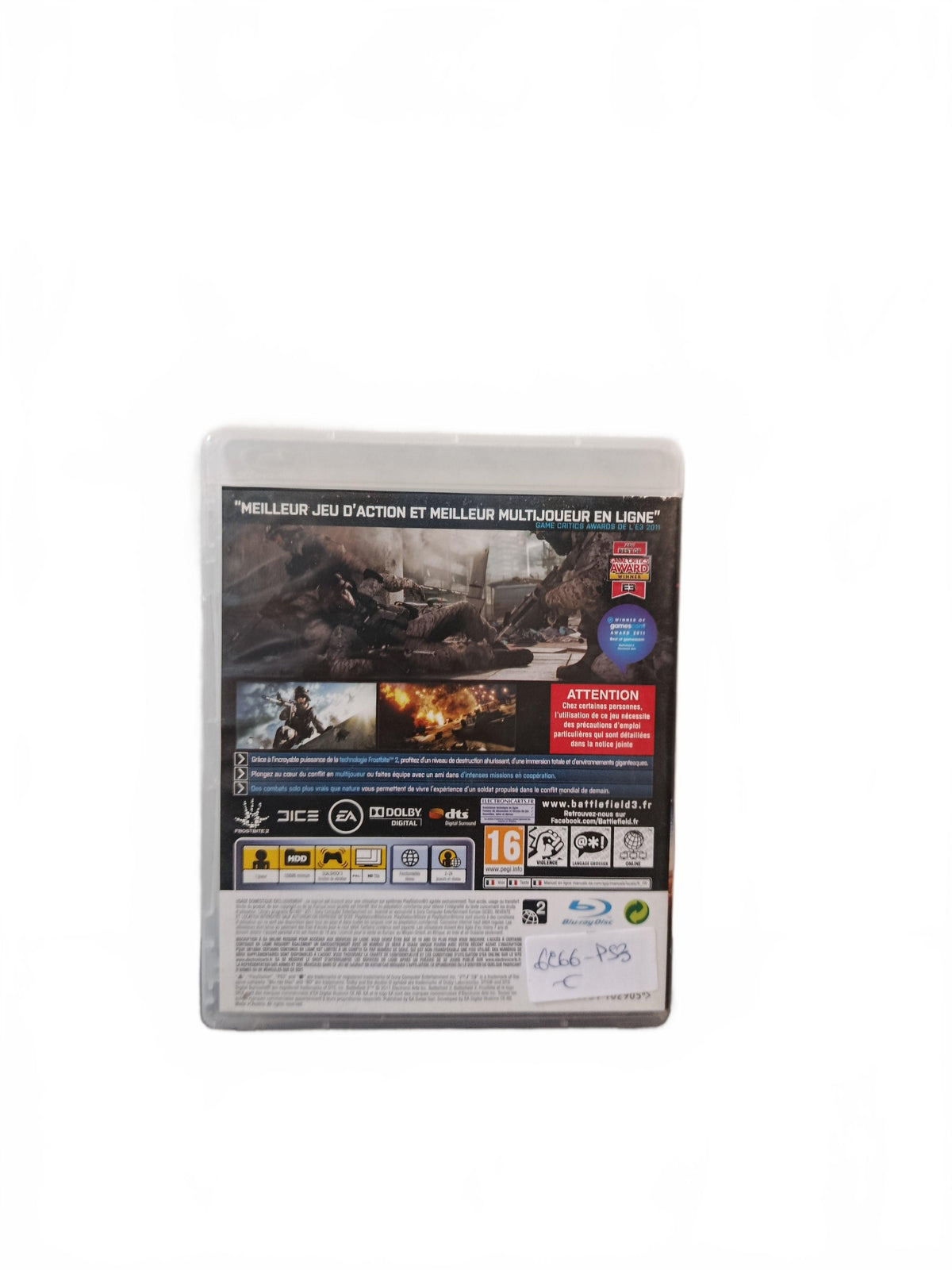 Battlefield 3 PS3 PlayStation 3 Complet en Français