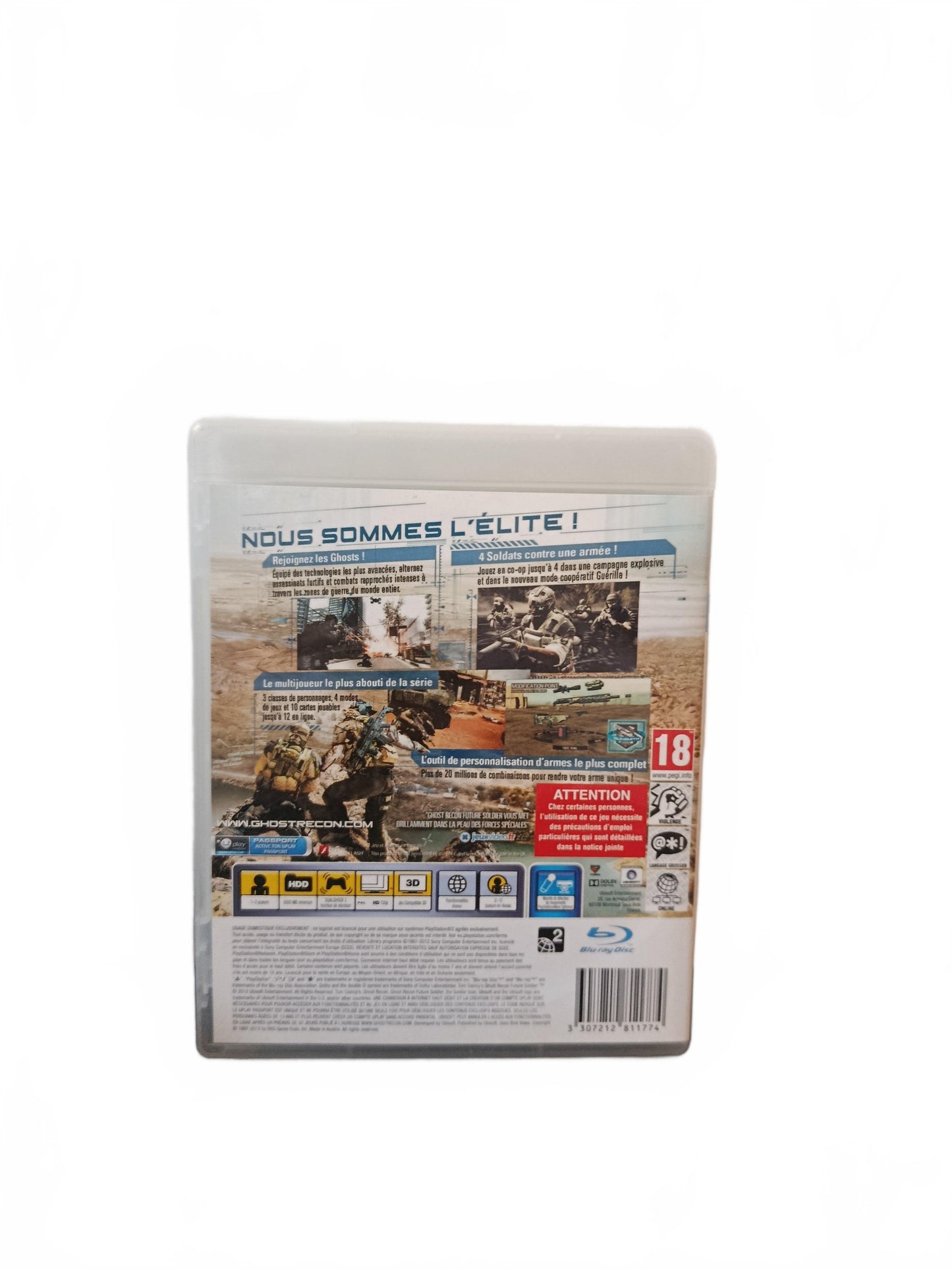 Tom Clancy’s Ghost Recon Advanced Warfighter 2 PS3 PlayStation 3 Complet en Français