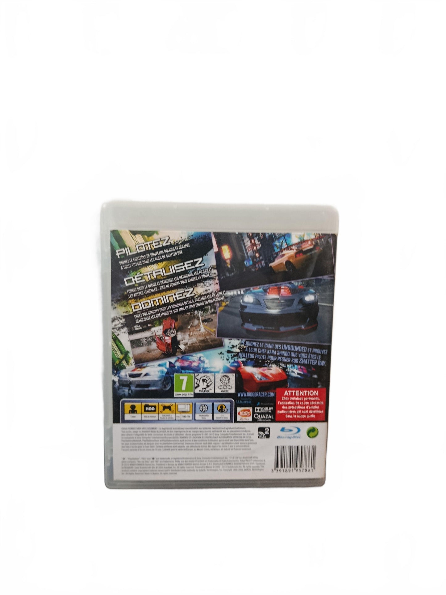 Ridge Racer Unbounded Édition Limitée PS3 PlayStation 3 Complet en Français