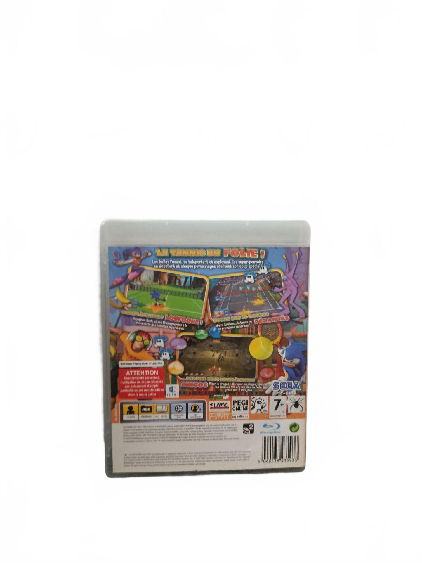 Sega Superstars Tennis PS3 PlayStation 3 Complet en Français