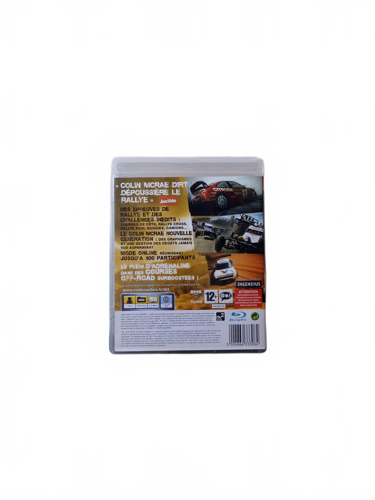 Colin McRae: DiRT PS3 PlayStation 3 Complet en Français