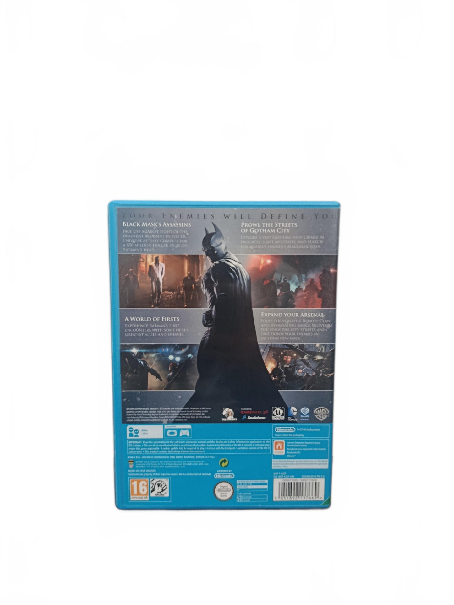 Batman: Arkham Origins Wii U Nintendo Wii U Complet Version UK jouable en français