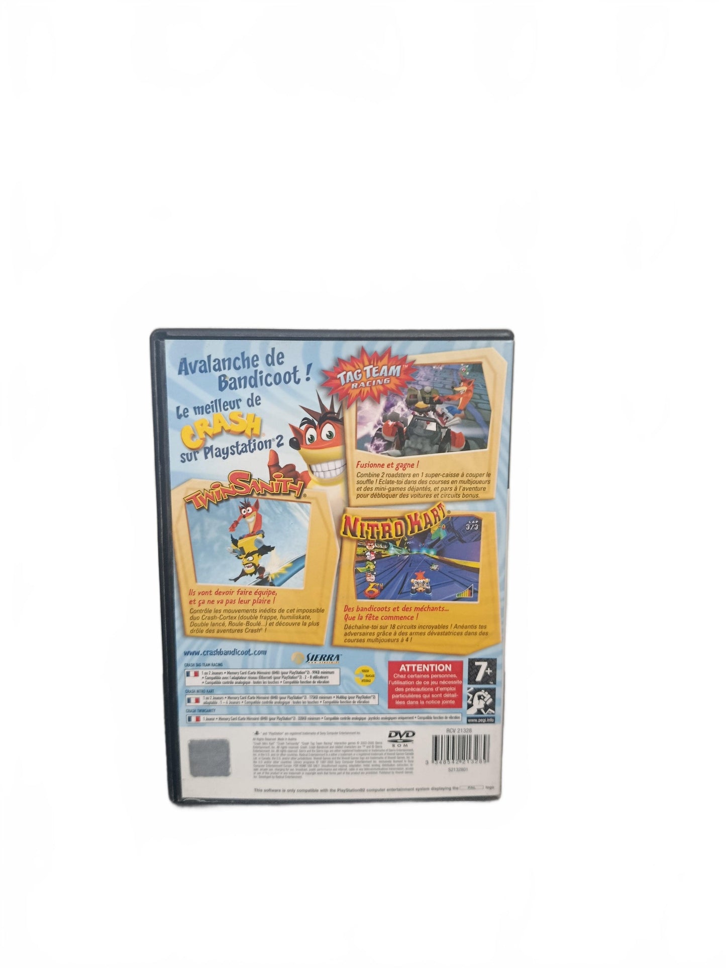 Crash Bandicoot Action Pack PS2 PlayStation 2 Complet