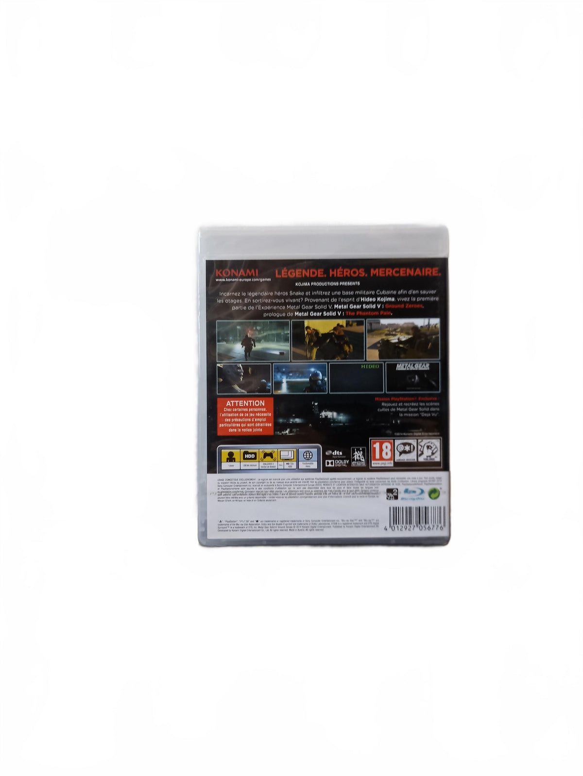Metal Gear Solid V Ground Zeroes Blister PS3