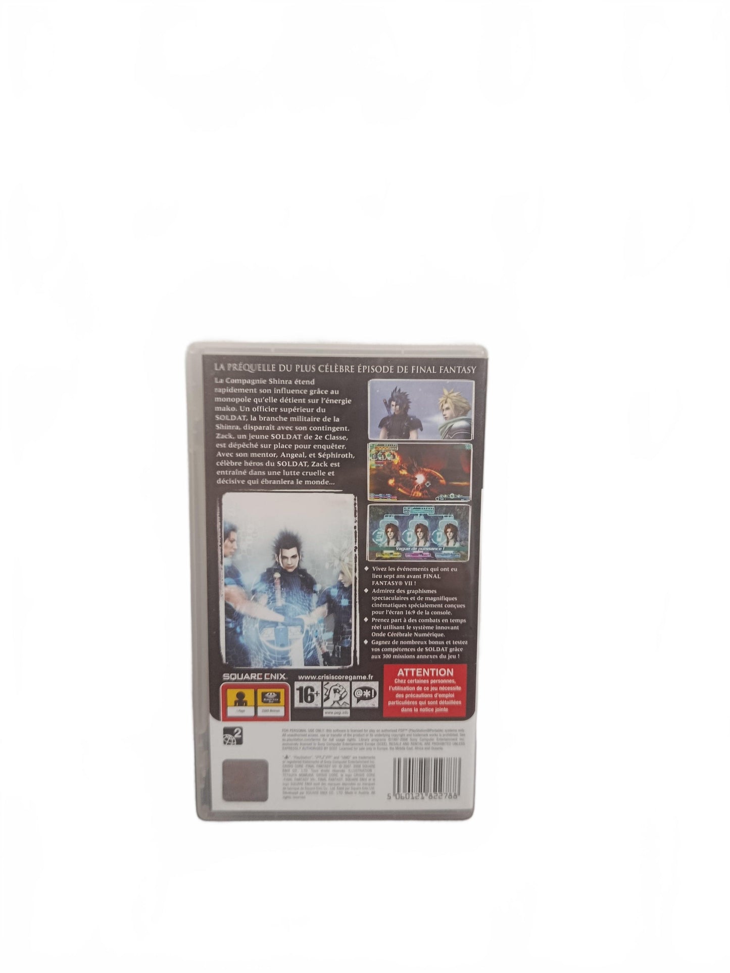 Crisis Core: Final Fantasy VII PSP Playstation Portable Version FRA