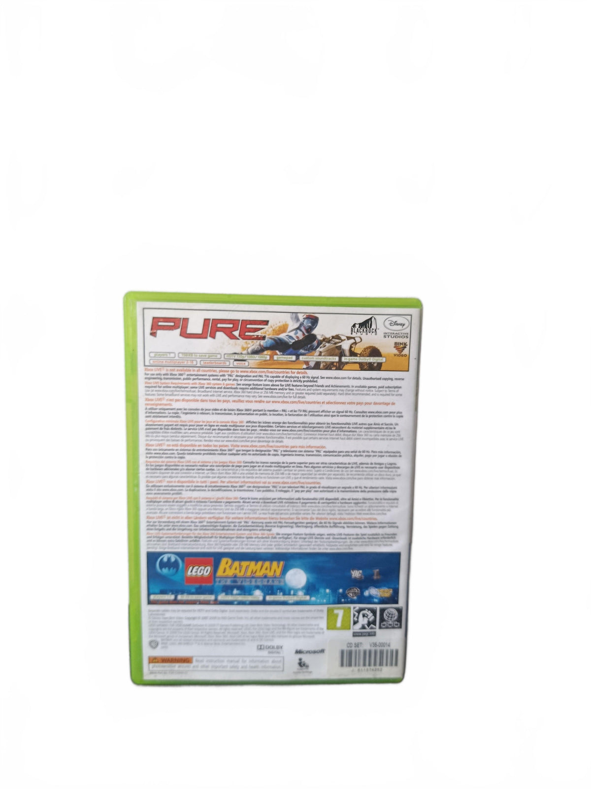 Pure + LEGO Batman : Le Jeu Vidéo Xbox 360 Complet Version EUR