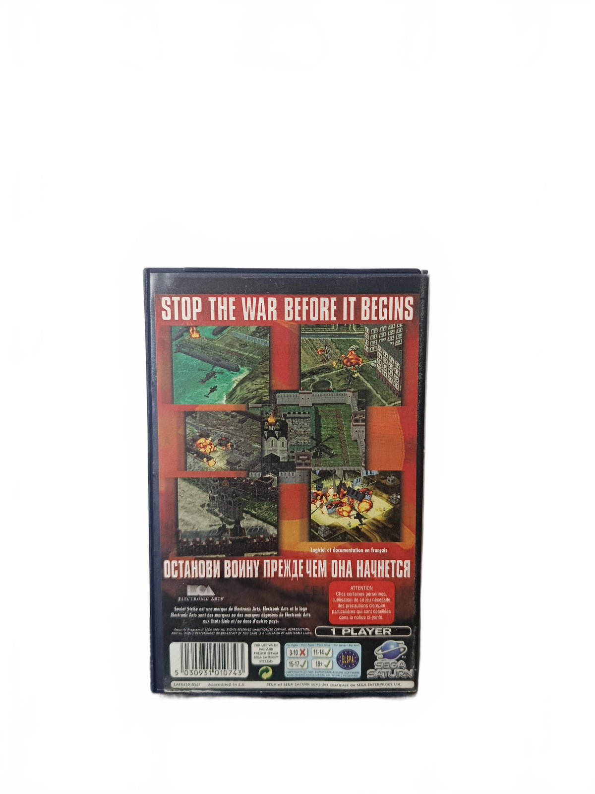 Soviet Strike Sega Saturn Complet Version EUR