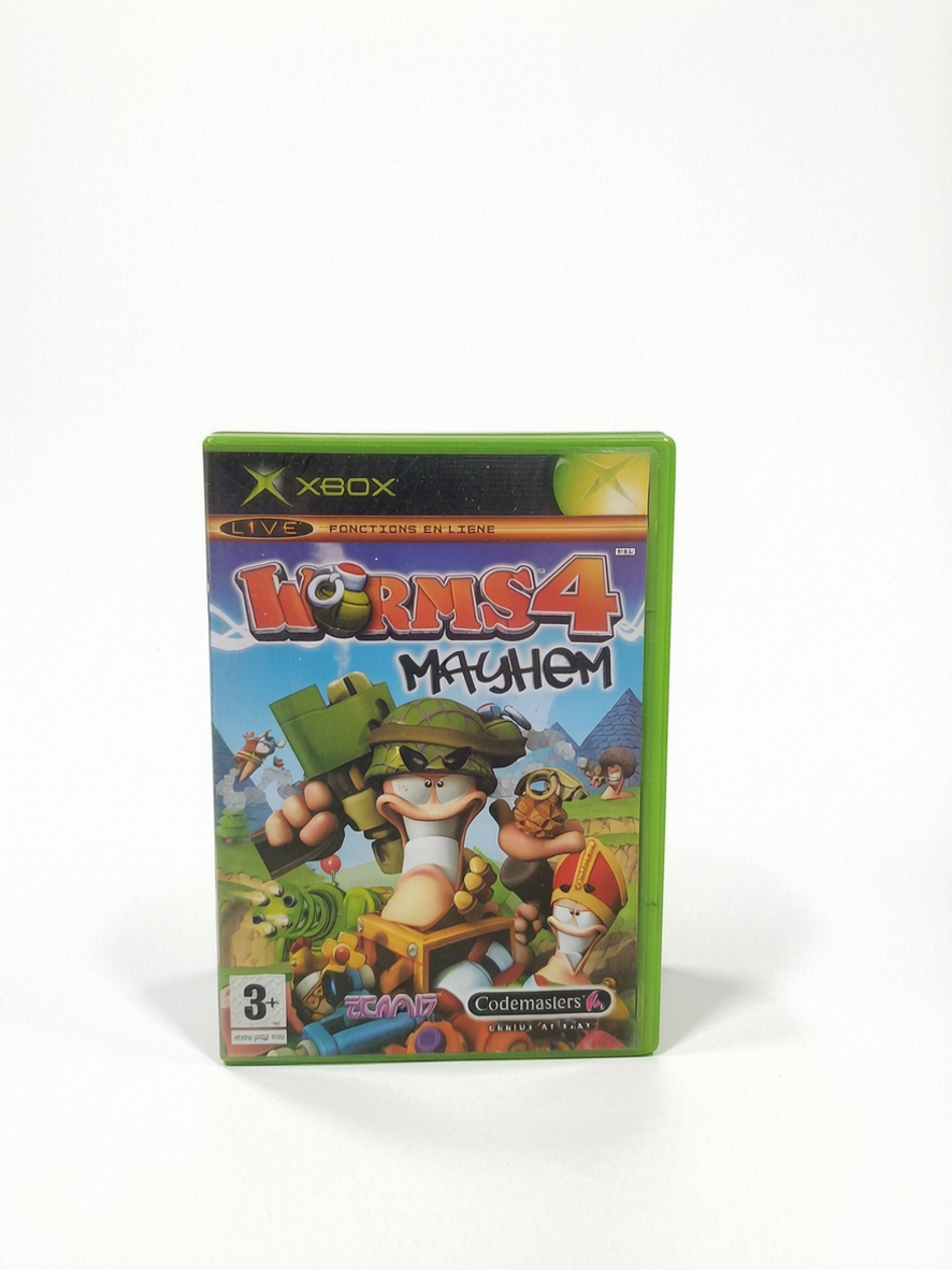 Worms 4: Mayhem Xbox Complet Version FRA