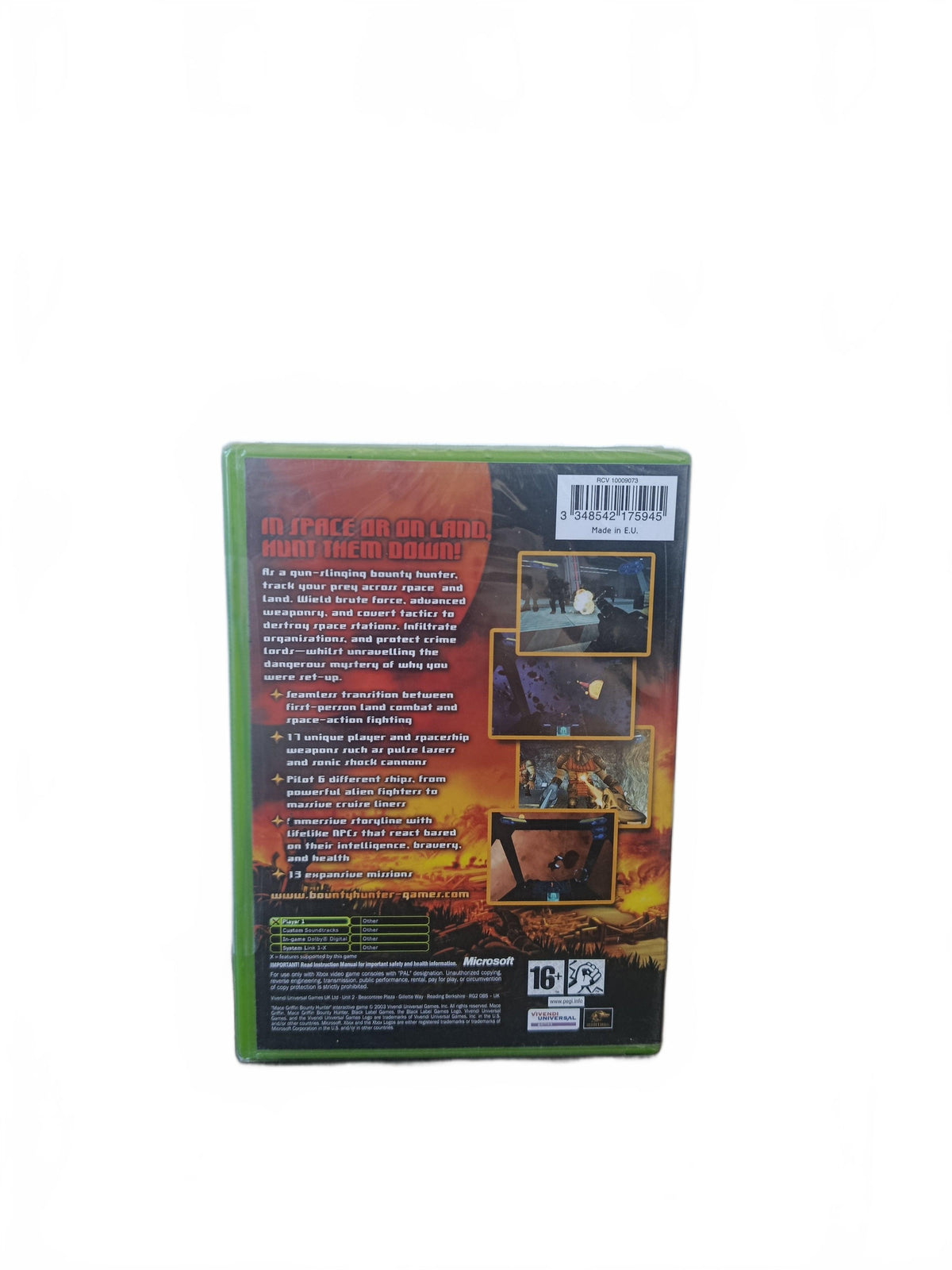 Mace Griffin Bounty Hunter Xbox Version UK Jouable en français Neuf