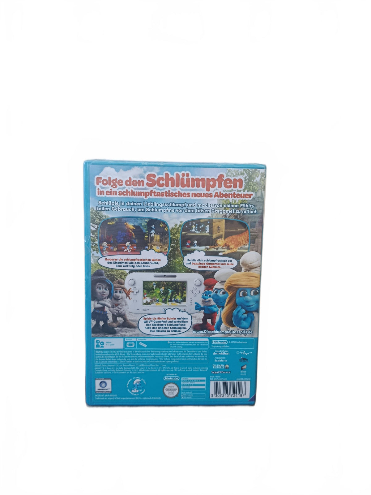 les Schtroumpfs 2 Nintendo Wii U Version GER Jouable en français Neuf