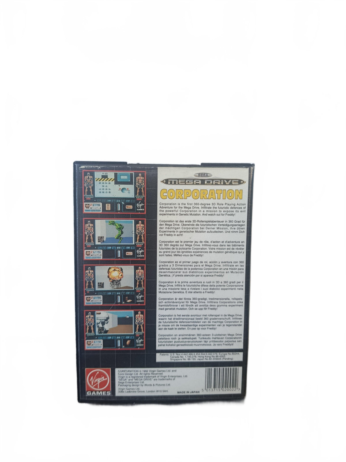 Corporation Mega Drive Complet Version EUR