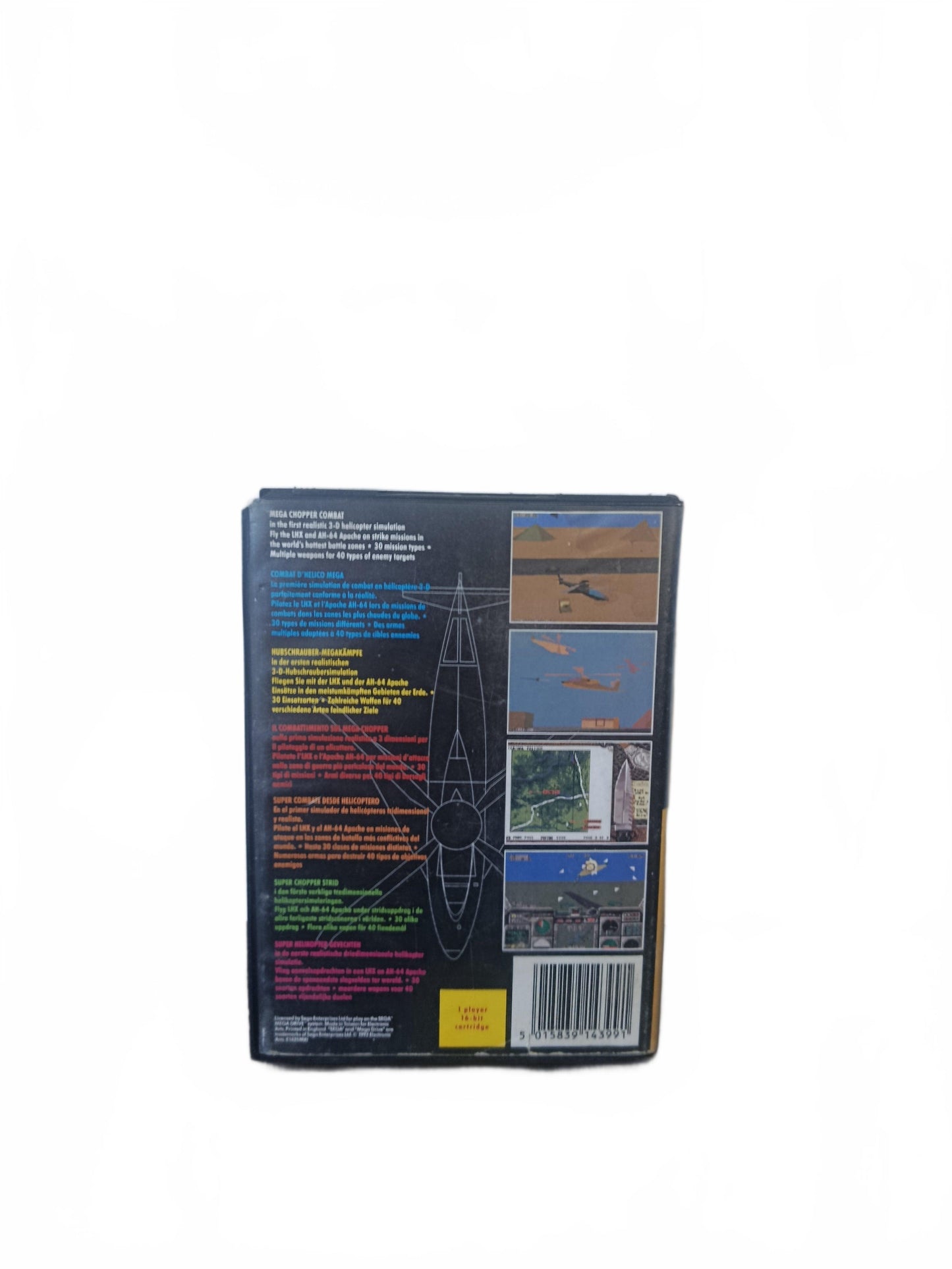 LHX Attack Chopper Mega Drive Complet Version EUR