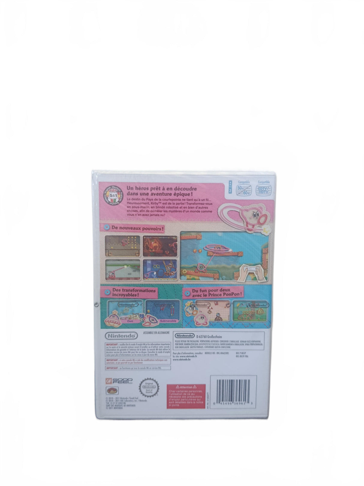Kirby Au Fil de l'Aventure blister Wii