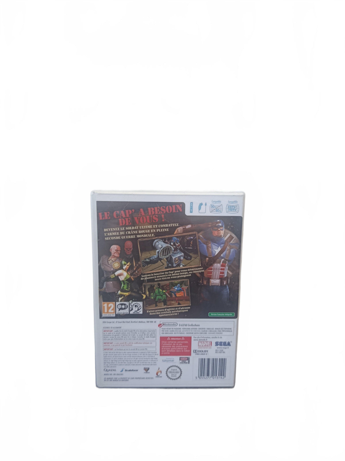 Captain America Super Soldat blister Wii