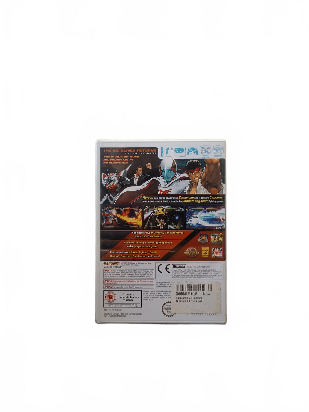Tatsunoko vs. Capcom: Ultimate All-Stars blister Wii Version UK Jouable en français