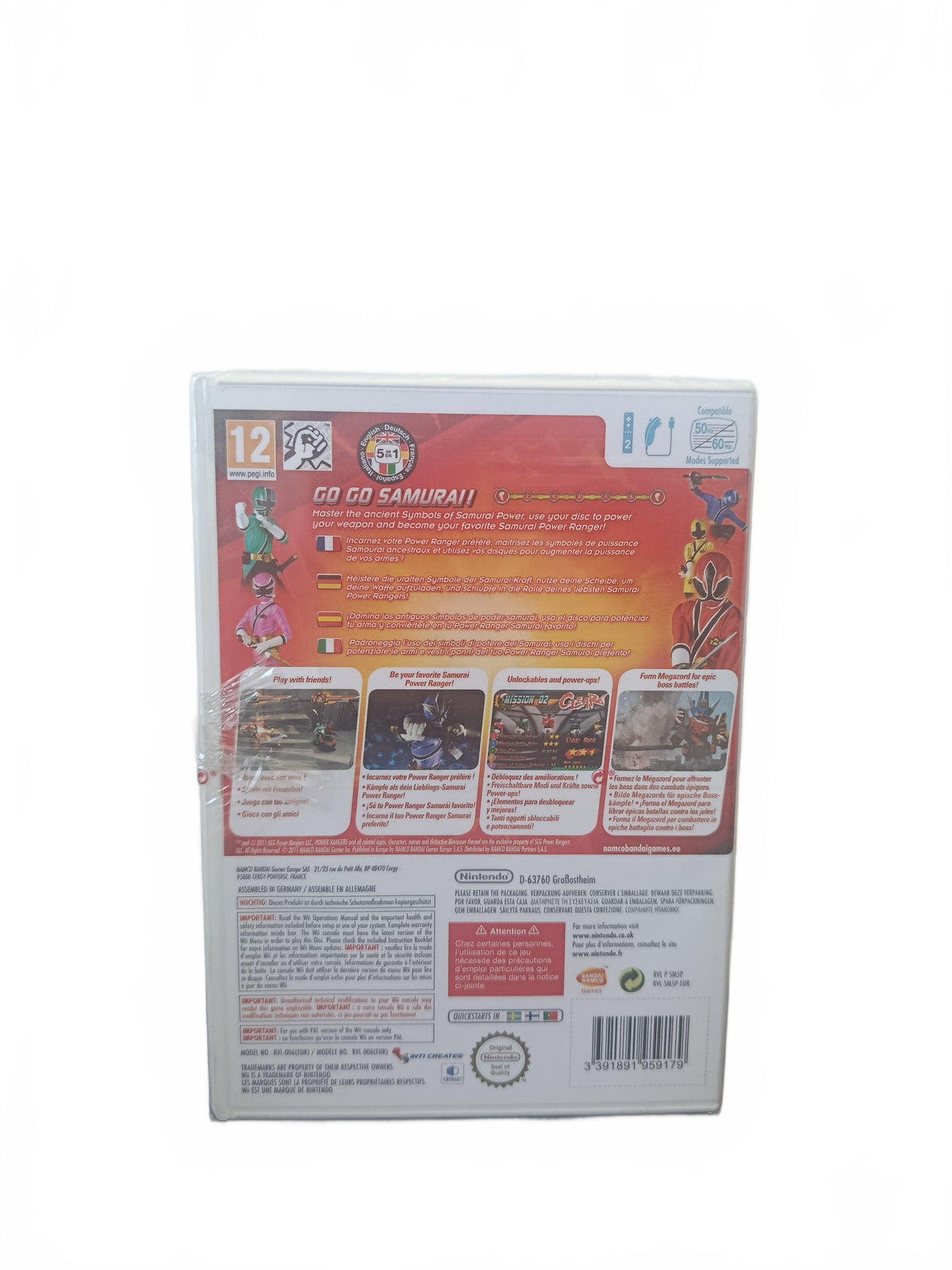 Power Rangers Samurai blister Wii