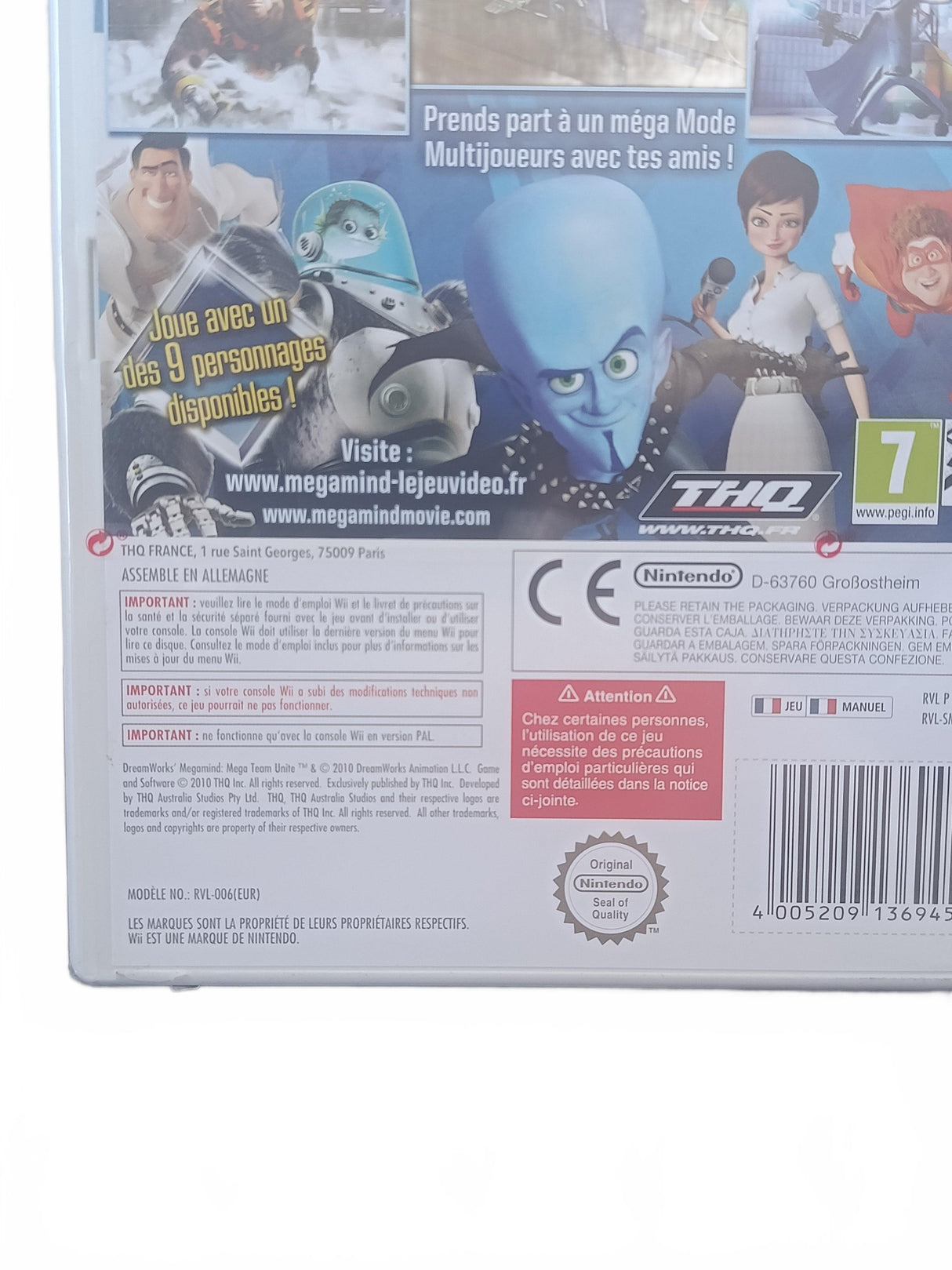 Megamind: Equipe Mega à L'attaque blister Wii